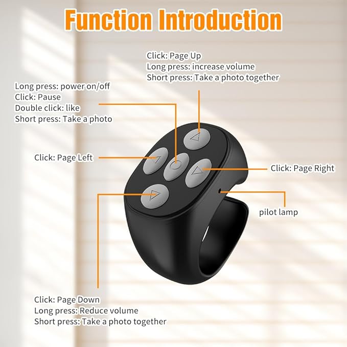 Wireless Remote Control Ring